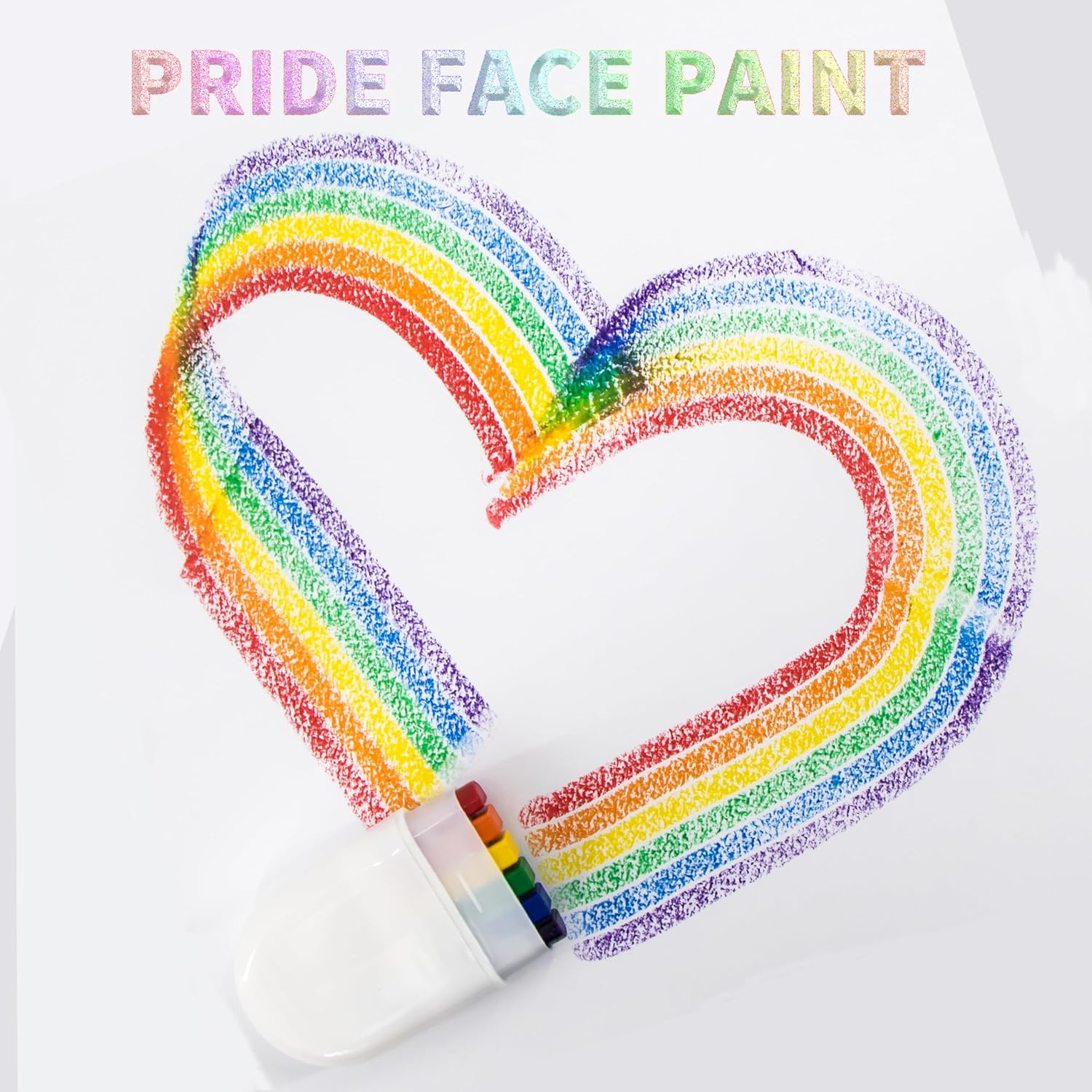🌈 Rainbow Pride Face & Body Paint Stick – One Swipe, Full Colors