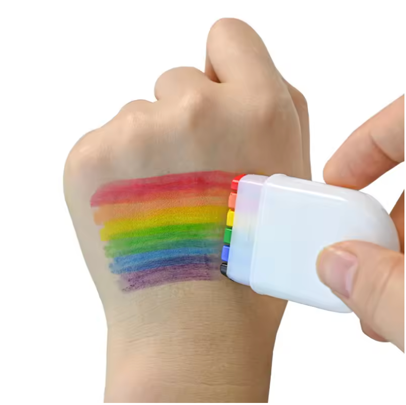🌈 Rainbow Pride Face & Body Paint Stick – One Swipe, Full Colors