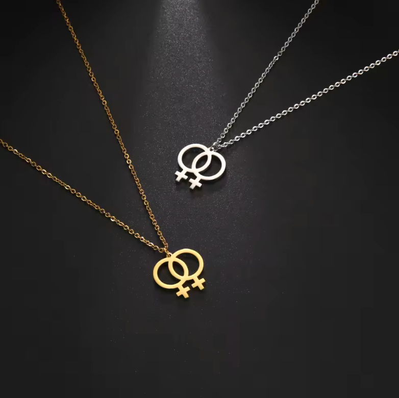 Rainbow Pride Pendant Necklace – Stainless Steel LGBT Symbol Jewelry for Men & Women 2025